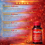 MegaRed Omega 3s® – Impulsa tu testosterona y energía natural con Aceite de Krill de alta pureza.